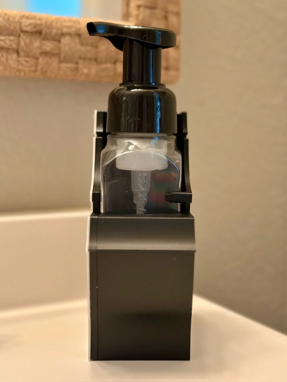 GLOW IN THE DARK Haunted House Foaming Soap Holder for Bath & Body Works Bottles - Picture 6 of 6